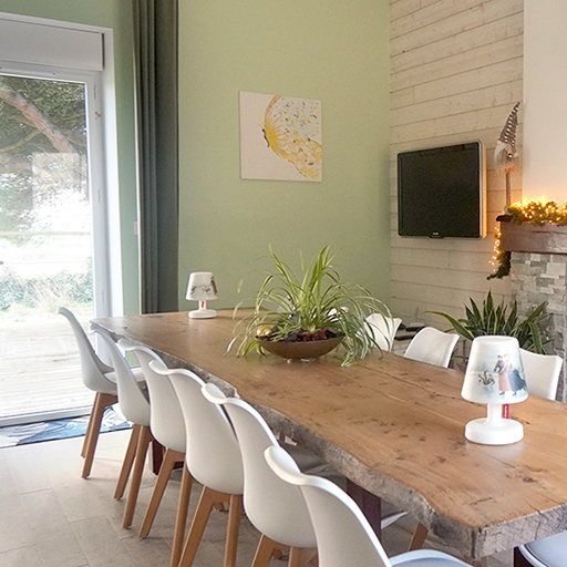 Table de l'espace coworking